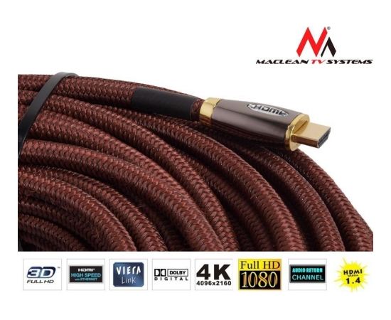 Maclean MCTV-624 Cable HDMI-HDMI v1.4 40m