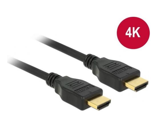 Delock Cable High Speed HDMI with Ethernet HDMI A male > HDMI A male 4K 2m