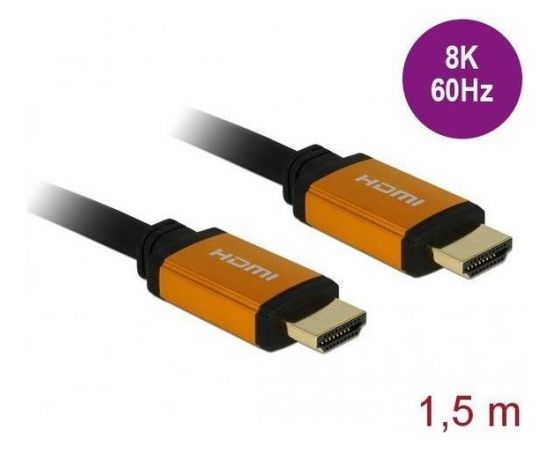 Delock Cable HDMI M/M V2.1 1,5m 8K 60HZ Black