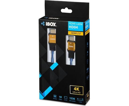 Ibox I-BOX HDMI 2.0 CABLE 4K, UltraHD 1,5m v2.0