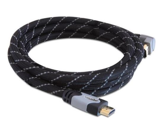 Delock Cable High Speed HDMI with Ethernet HDMI A male > HDMI A male angled 2m