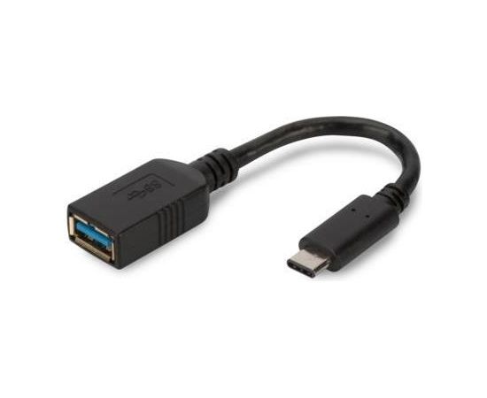 ASSMANN USB 3.0 SuperSpeed OTG Adapter Cable USB C M (plug)/USB A F (jack) 0,15m