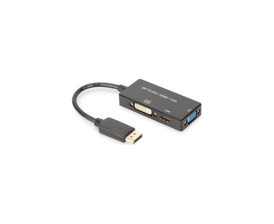 ASSMANN DisplayPort 1in3 HDMI, DVI and VGA converter cable