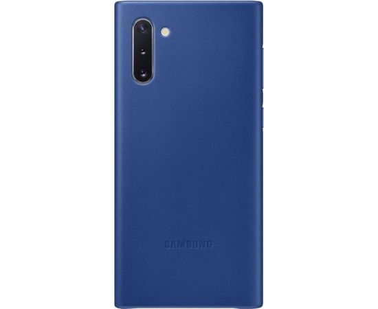 Samsung Galaxy Note 10 Leather Cover  Blue