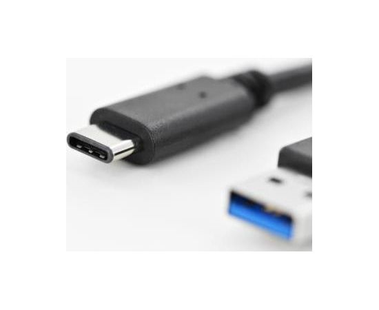 ASSMANN USB 3.0 SuperSpeed Connection Cable USB A M (plug)/USB C M (plug) 1m bla