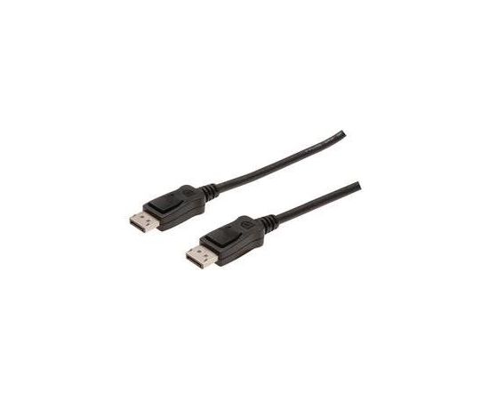 Assmann Cable DisplayPort 1080p 60Hz FHD Type DP/DP M/M with interlock black 1m