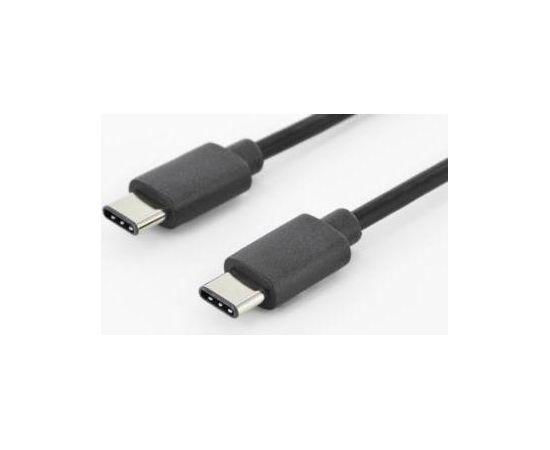 ASSMANN USB 3.0 SuperSpeed Connection Cable USB C M(plug)/USB C M(plug) 1,8m bla