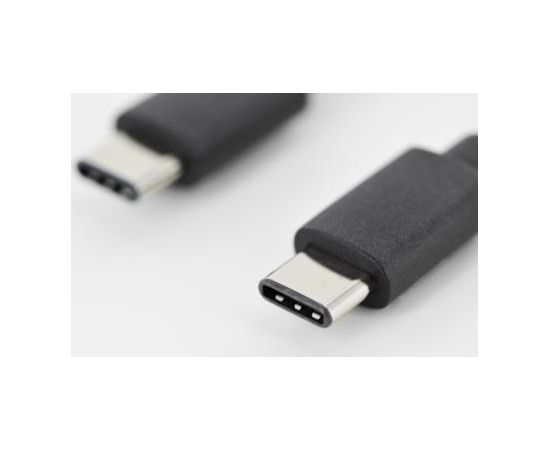 ASSMANN USB 3.0 SuperSpeed Connection Cable USB C M(plug)/USB C M(plug) 1,8m bla