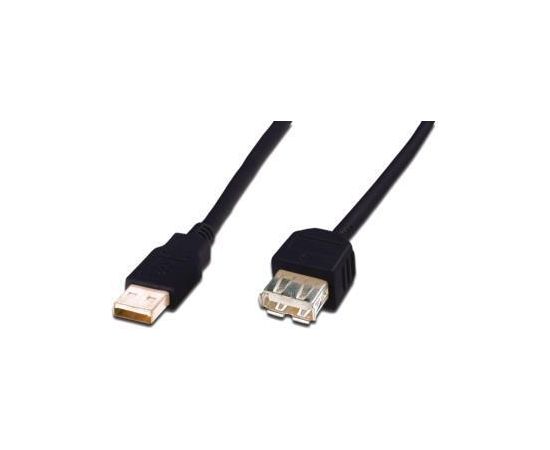 ASSMANN USB 2.0 HighSpeed Extension cable USB A M (plug)/USB A F (jack) 5m black