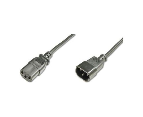 ASSMANN Power Cord Extension cable IEC C14 M (plug)/IEC C13 F (jack) 1,2m black