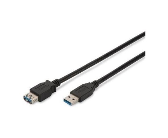 ASSMANN USB 3.0 SuperSpeed Extension cable USB A M (plug)/USB A F (jack) 3,0m bl