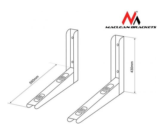 Maclean MC-624 Bracket for air conditioner max. load 200kg