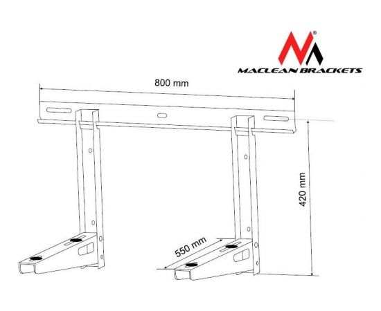 Maclean MC-623  Bracket for air conditioner max. load 200kg