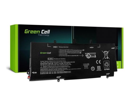 Battery Green Cell BL06XL HSTNN-DB5D 722297-001 722236-2C1 for HP EliteBook Foli