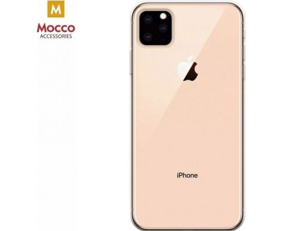 Mocco Ultra Back Case 0.3 mm Aizmugurējais Silikona Apvalks Apple iPhone 11 Pro Max Caurspīdīgs