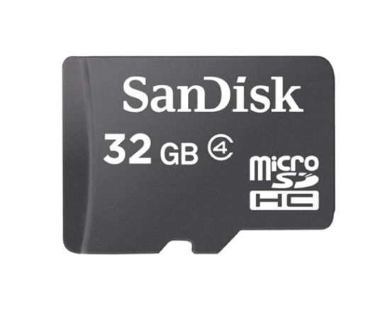 Sandisk 32 GB, MicroSDHC, Flash memory class 4