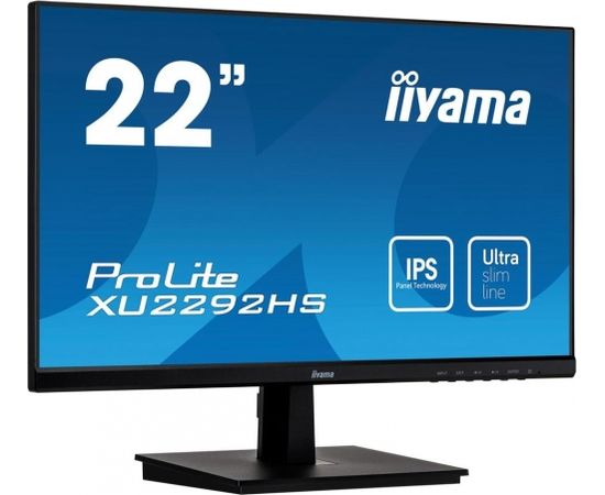 Monitor Iiyama XU2292HS-B1 21,5inch, IPS, Full HD, HDMI/DP, speakers