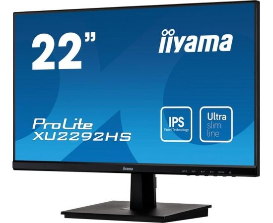 Monitor Iiyama XU2292HS-B1 21,5inch, IPS, Full HD, HDMI/DP, speakers