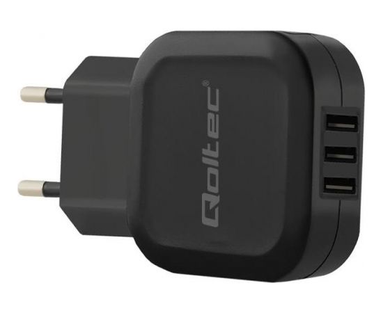 Qoltec AC adapter | 17W | 5V | 3.4A | 3xUSB