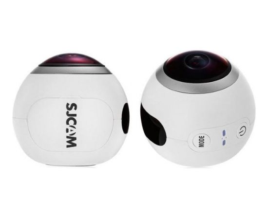 SJCam SJ360 Wi-Fi Панорамическая / VR Спорт Камера 12MP 220°-360° широкого угла линза 2K HD 0.83" Oled Белая