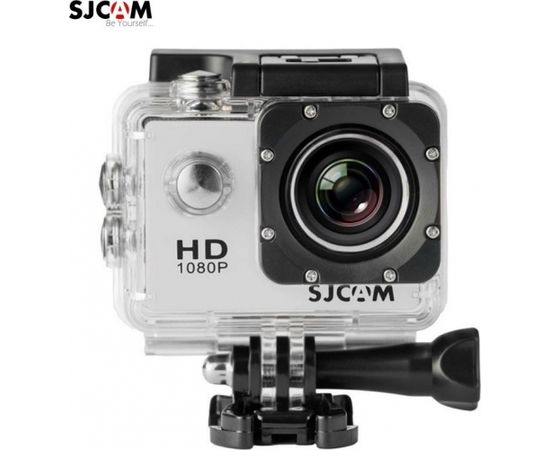 SJCam SJ4000 Ūdendroša 30m Sporta Kamera 12MP 170 grādi 1080p HD 30fps 2.0" LCD Ekrāns Balta