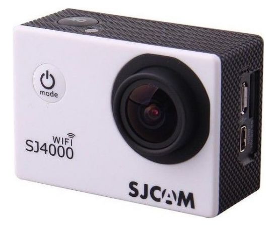 SJCam SJ4000 Ūdendroša 30m Sporta Kamera 12MP 170 grādi 1080p HD 30fps 2.0" LCD Ekrāns Balta