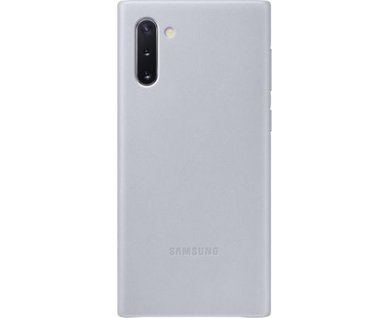Samsung Galaxy Note 10 Leather Cover Gray