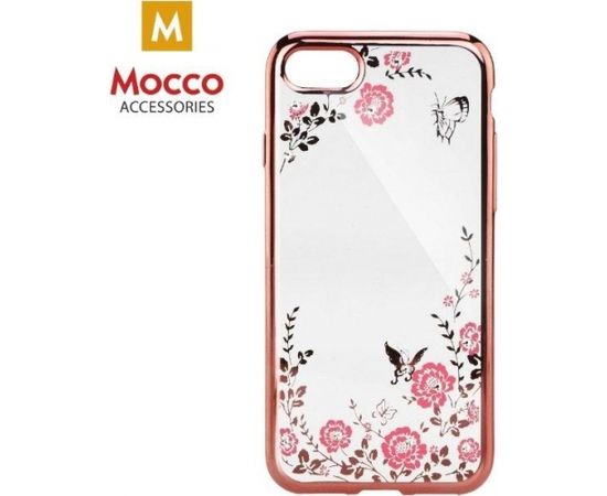 Mocco Electro Diamond Силиконовый чехол для Huawei Mate 30 Розовый - Прозрачный