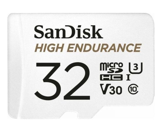 SANDISK HIGH ENDURANCE(recorders and monitoring) microSDHC 32GB V30 with adapter