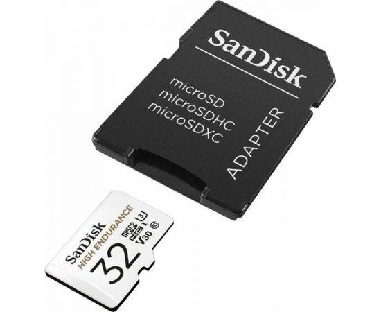 SANDISK HIGH ENDURANCE(recorders and monitoring) microSDHC 32GB V30 with adapter