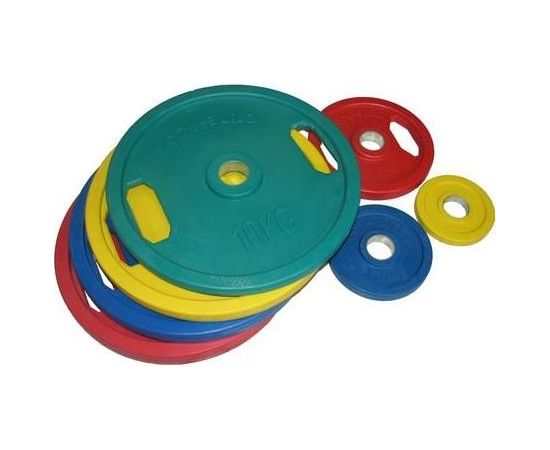 Svaru diski krāsaini gumijoti ø50mm WP027 - cena par 1 kg