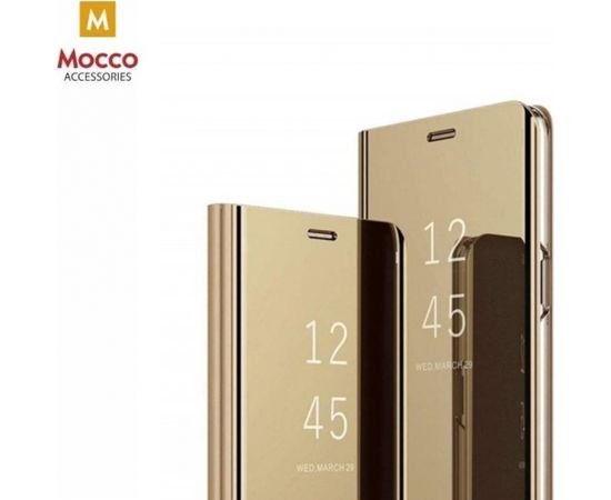 Mocco Clear View Cover Case Grāmatveida Maks Telefonam Samsung N970 Galaxy Note 10 Zeltains