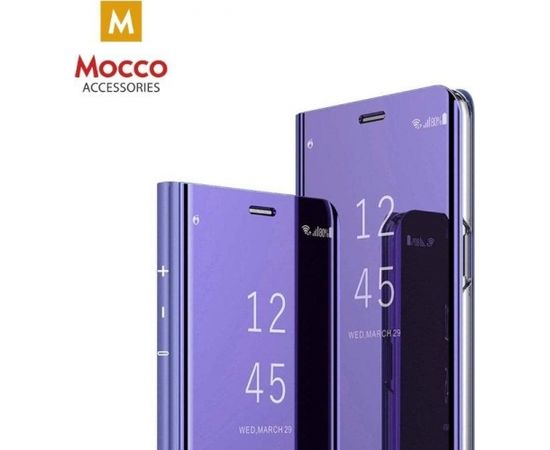 Mocco Clear View Cover Case Grāmatveida Maks Telefonam Samsung N970 Galaxy Note 10 Violets