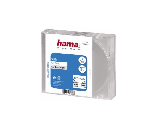 Vāciņš CD/DVD Hama 5gab