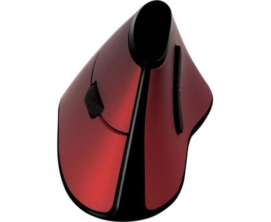 LOGILINK -  Ergonomic vertical mouse, wireless 2.4 GHz, red