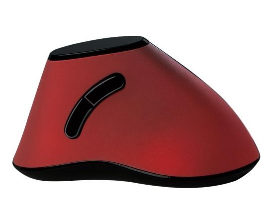 LOGILINK -  Ergonomic vertical mouse, wireless 2.4 GHz, red