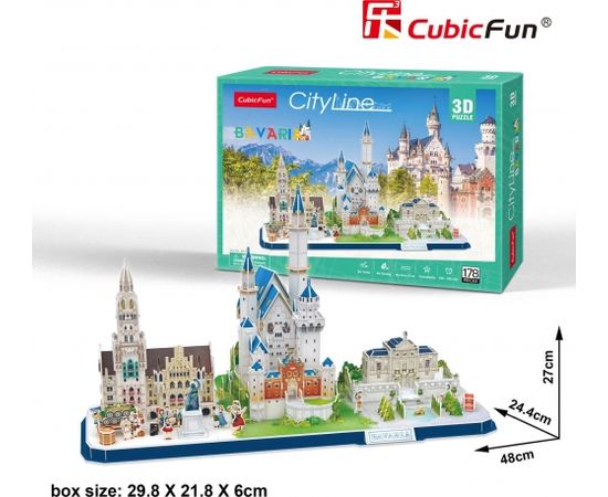 CUBICFUN 3D Puzle Bavaria