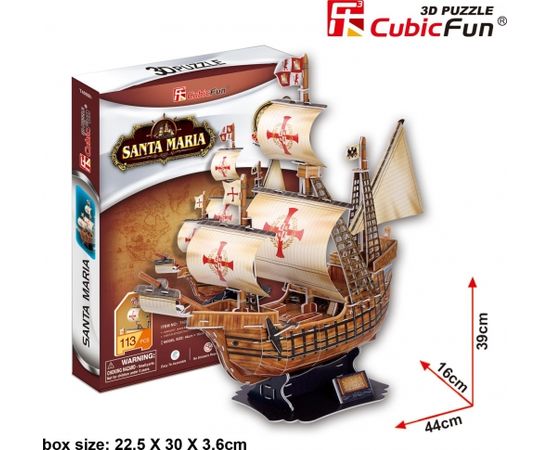 Cubic Fun CubicFun 3D puzle Santa Maria
