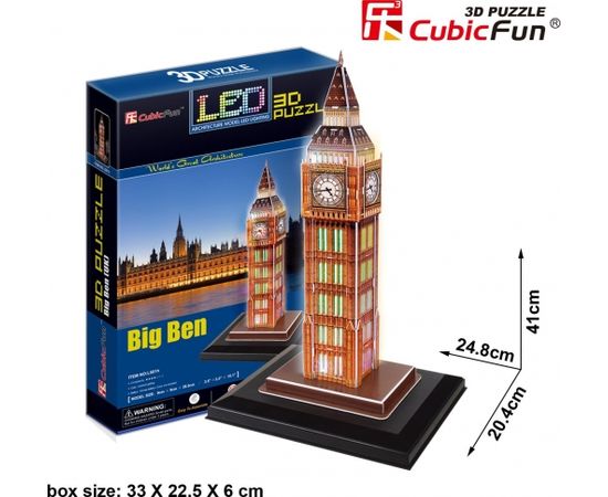 Cubic Fun CubicFun LED 3D puzle Big Ben