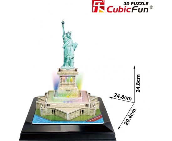 Cubic Fun CubicFun LED 3D puzle Brīvības statuja