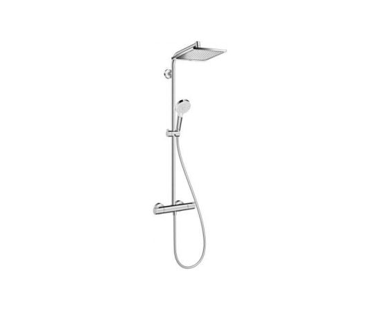 Hansgrohe Crometta E 240 1jet / Crometta Vario dušas sistēma ar termostatu, hroms