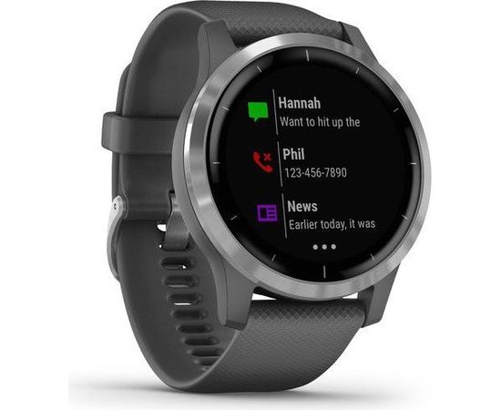 Garmin vivoactive 4, silver/shadow grey