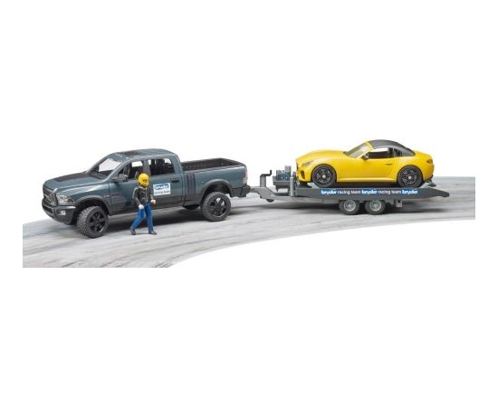 BRUDER auto RAM 2500 Power Wagon with trailer, 2504