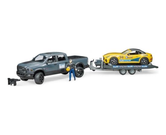 BRUDER auto RAM 2500 Power Wagon with trailer, 2504