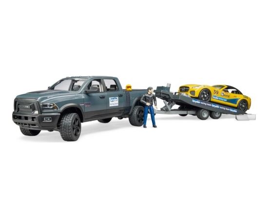 BRUDER auto RAM 2500 Power Wagon ar treileri, 2504