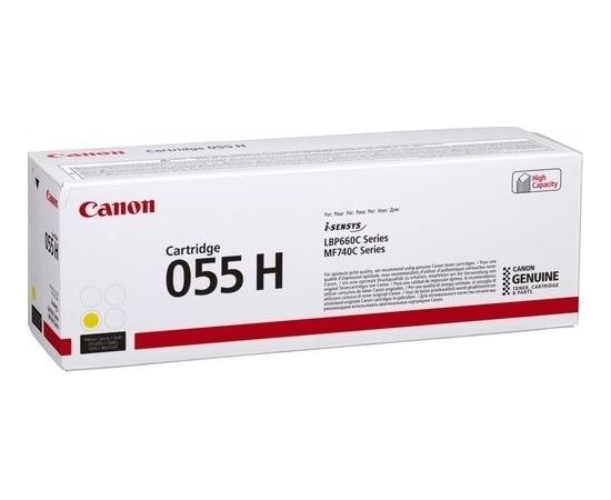 Canon Cartridge 055H Yellow (3017C002)