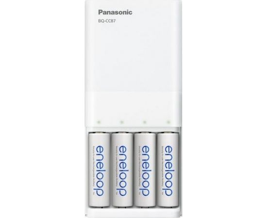 Panasonic Loader BQ-CC87USB Powerbank + Eneloop R6/AA 1900mAh, 4 Pcs.