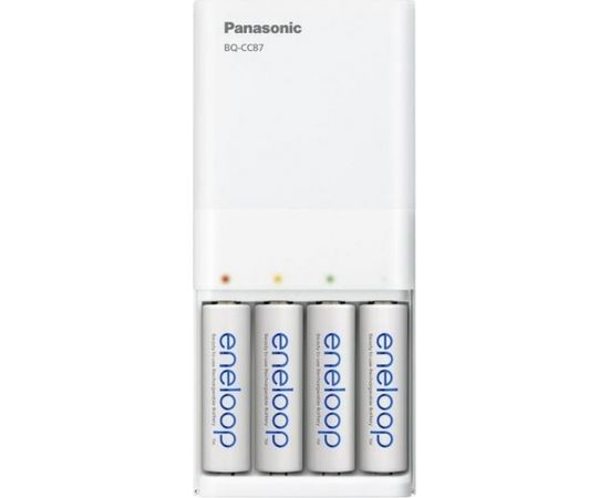 Panasonic Loader BQ-CC87USB Powerbank + Eneloop R6/AA 1900mAh, 4 Pcs.