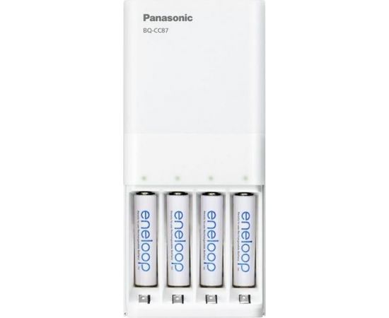 Panasonic Loader BQ-CC87USB Powerbank + Eneloop R6/AA 1900mAh, 4 Pcs.