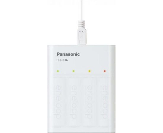 Panasonic Loader BQ-CC87USB Powerbank + Eneloop R6/AA 1900mAh, 4 Pcs.